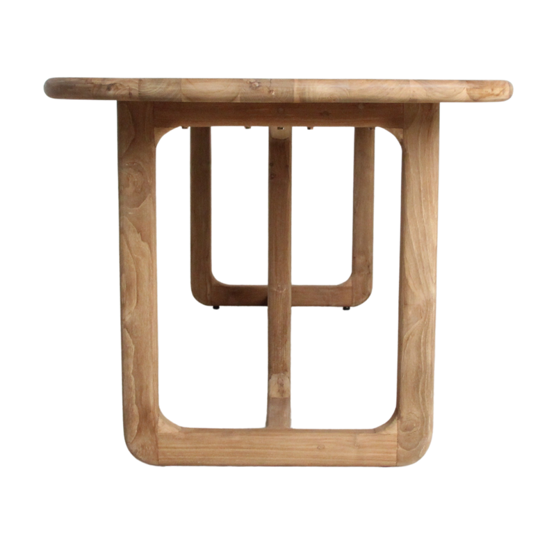 Raw Materials-collectie Invierno teak dining table - 200 cm