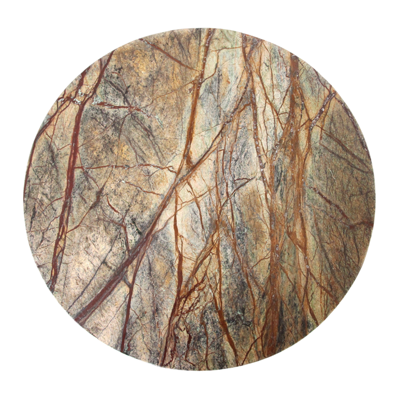 Raw Materials-collectie Marmeren bijzettafel Bizar - 50x50x50 cm