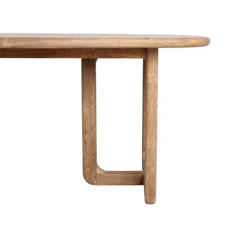 Raw Materials-collectie Invierno teak dining table - 200 cm