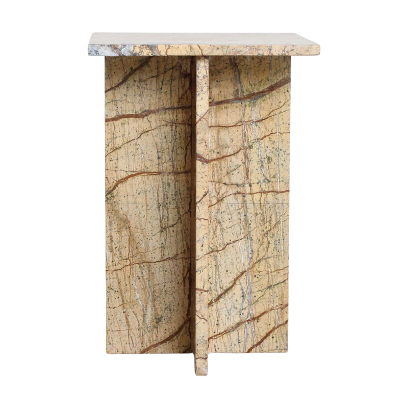 Raw Materials-collectie Seoel marmeren bijzettafel - Bizar