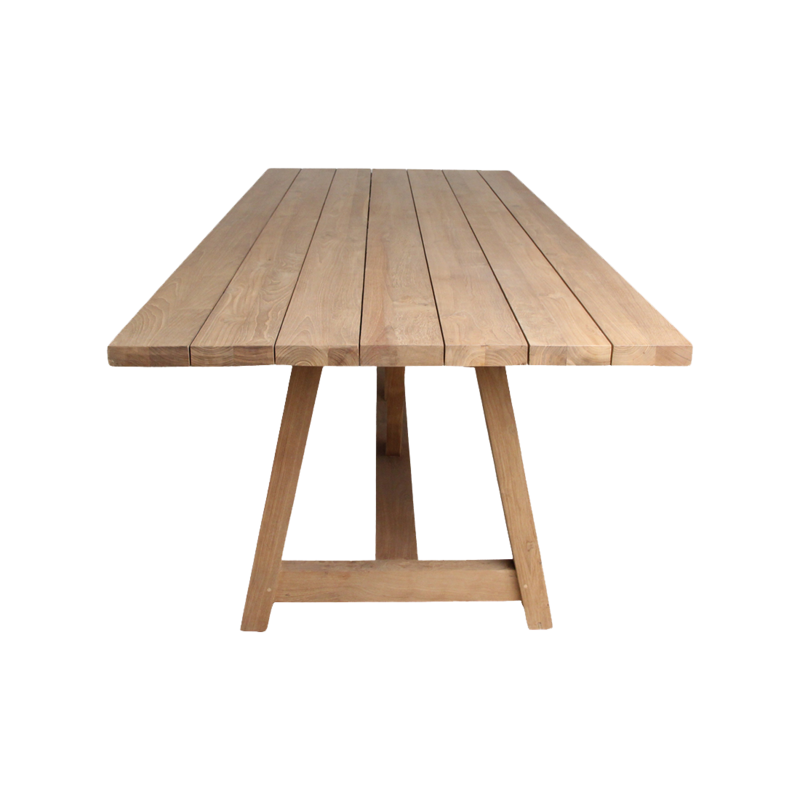 Raw Materials-collectie Soleado teak garden table 200 cm