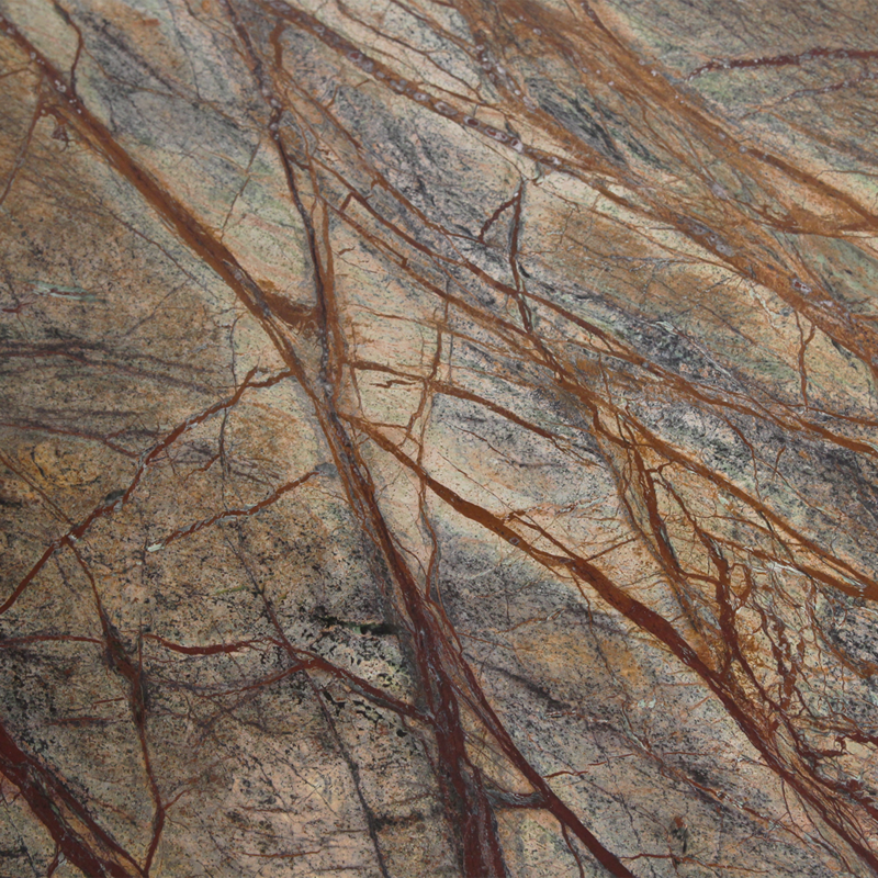 Raw Materials-collectie Marmeren bijzettafel Bizar - 50x50x50 cm