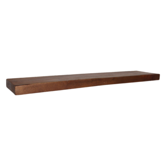 Raw Materials Factory Floating Wall Shelf - FSC Recycled Wood - 80x18x3.8 cm