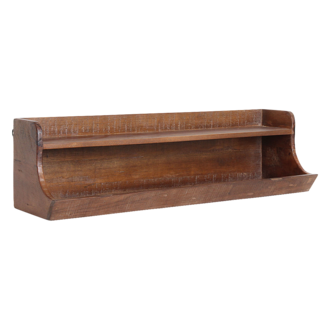 Raw Materials Factory Storage Wall Shelf - FSC Recycled Wood - 80 cm