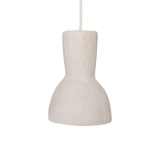Raw Materials Moro Chalk Pendant Lamp - 15x15x21.5 cm