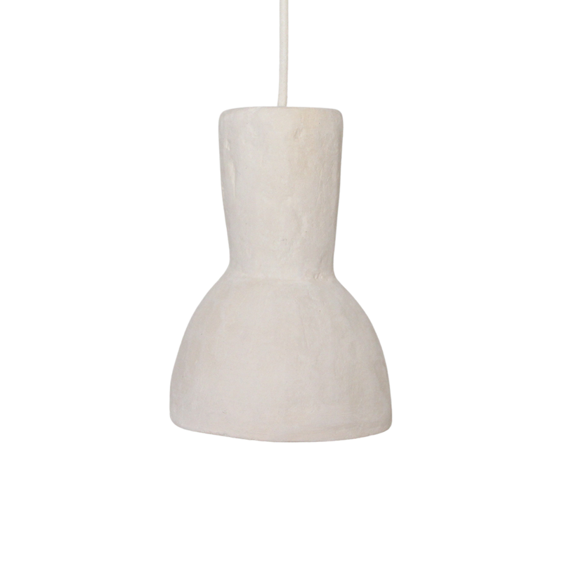Raw Materials-collectie Chalk hanglamp Moro - 15x15x21,5 cm