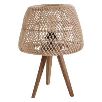 Raw Materials Maze rotan tafellamp
