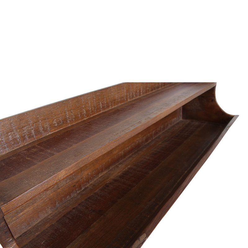 Raw Materials-collectie Factory opbergwandplank - FSC-gerecycled hout - 80 cm