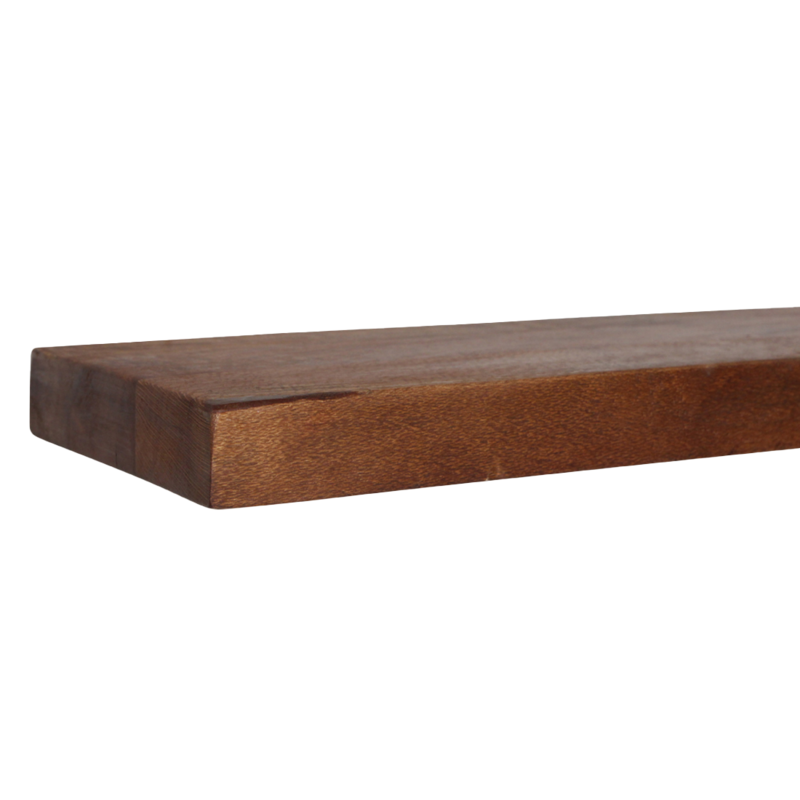 Raw Materials-collectie Factory Floating Wall Shelf - FSC Recycled Wood - 80x18x3.8 cm