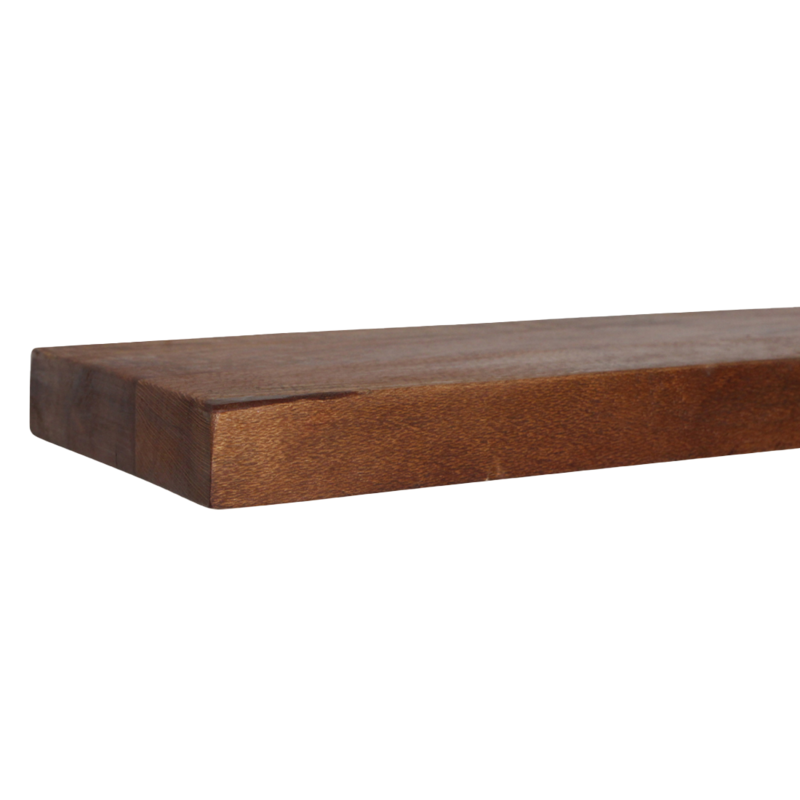 Raw Materials-collectie Factory zwevende wandplank - FSC-gerecycled hout - 80x18x3,8 cm