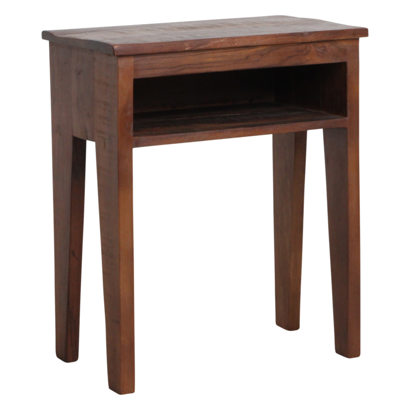 Raw Materials-collectie Factory bedside table - FSC-recycled wood - 50x30x60 cm