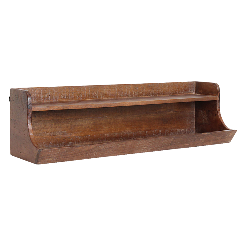 Raw Materials-collectie Factory Storage Wall Shelf - FSC Recycled Wood - 80 cm