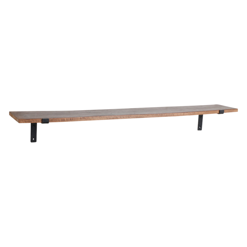 Raw Materials-collectie Factory wandplank - FSC-gerecycled hout - 120 cm