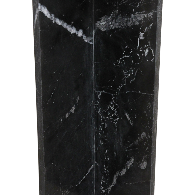 Raw Materials-collectie Shanghai marmeren bijzettafel - zwart