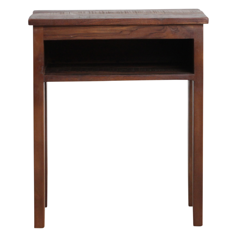 Raw Materials-collectie Factory nachtkastje - FSC-gerecycled hout - 50x30x60 cm