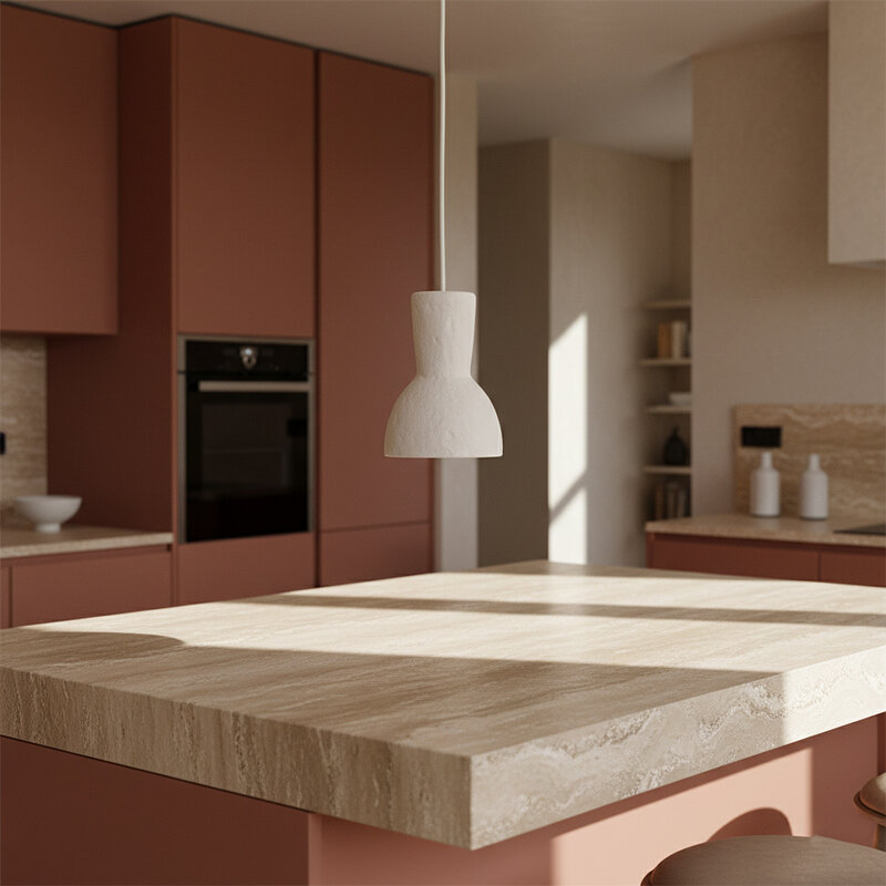 Raw Materials-collectie Chalk hanglamp Moro - 15x15x21,5 cm