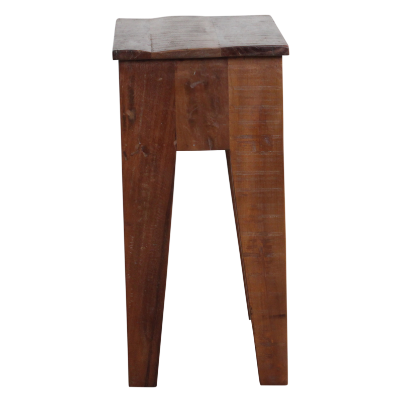 Raw Materials-collectie Factory bedside table - FSC-recycled wood - 50x30x60 cm