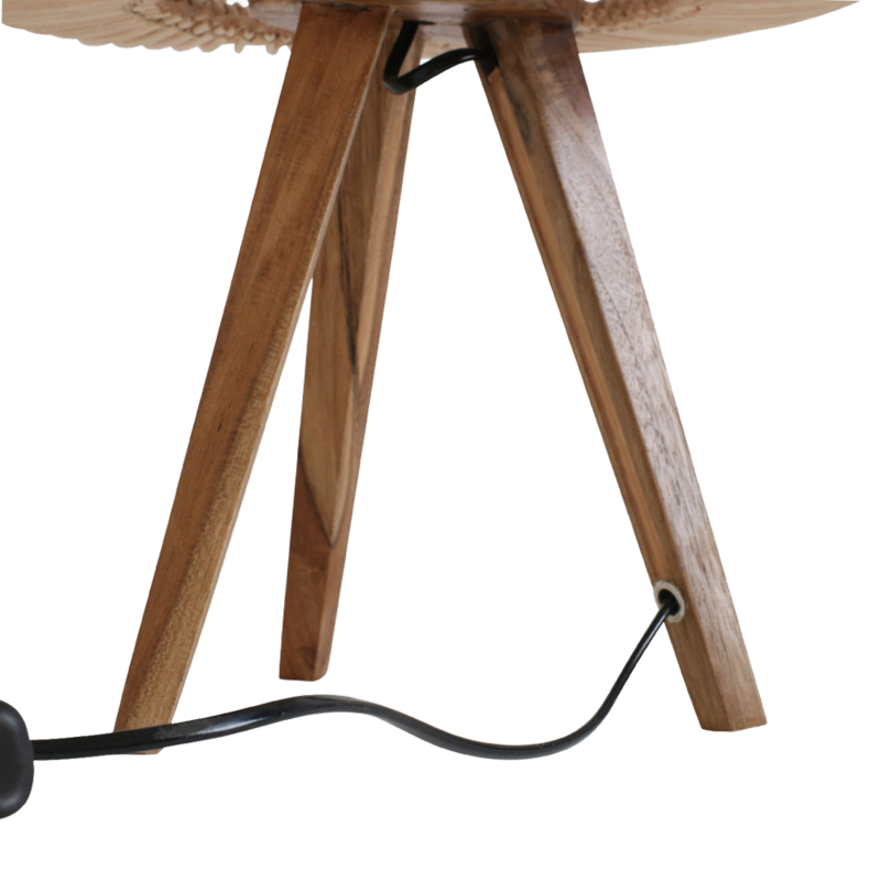 Raw Materials-collectie Maze rotan tafellamp