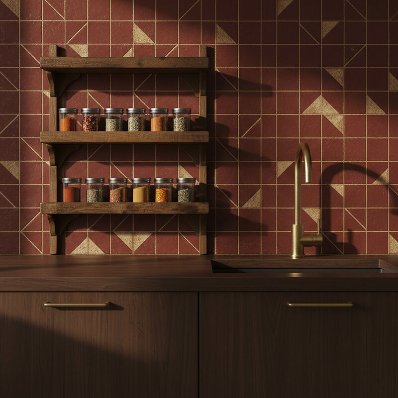 Raw Materials-collectie Factory keukenrek - FSC-gerecycled hout - 50x16x64 cm