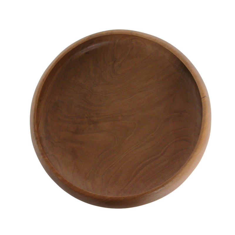 Raw Materials-collectie Teakhouten schaal medium - Ã˜ 30 cm
