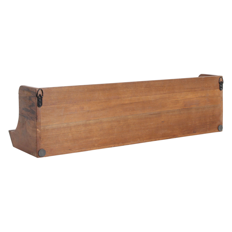 Raw Materials-collectie Factory Storage Wall Shelf - FSC Recycled Wood - 80 cm