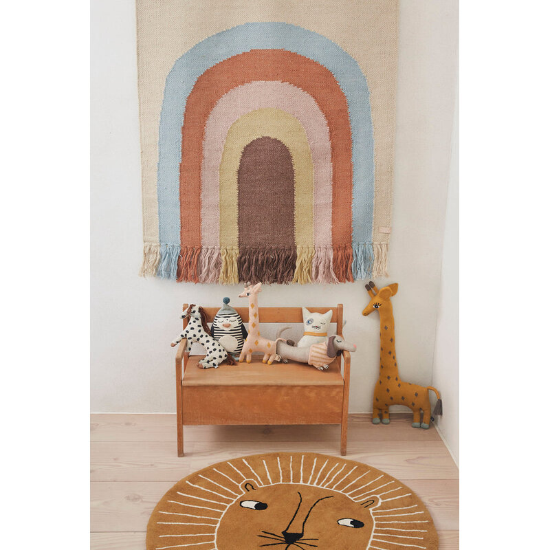 OYOY MINI-collectie Leeuwen vloerkleed