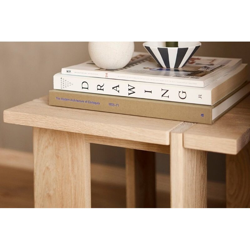 OYOY LIVING OY Vierkante Bijzettafel  Laag