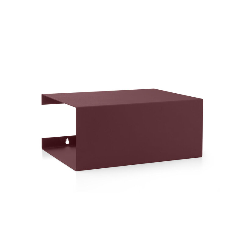 ReCollector-collectie BoxShelf maroon red