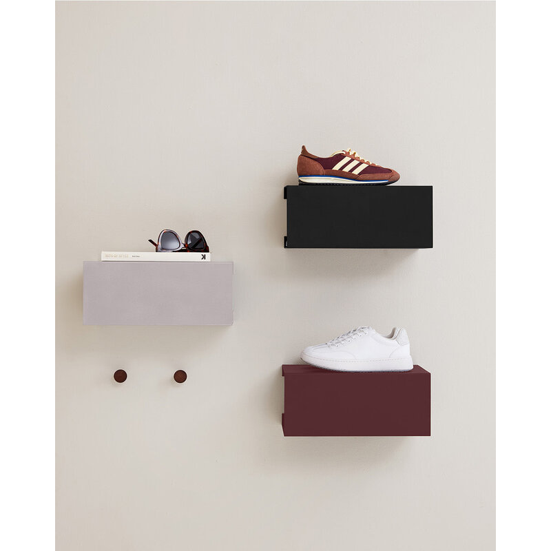 ReCollector-collectie BoxShelf maroon red