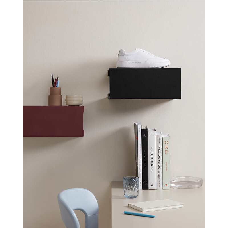 ReCollector-collectie BoxShelf maroon red