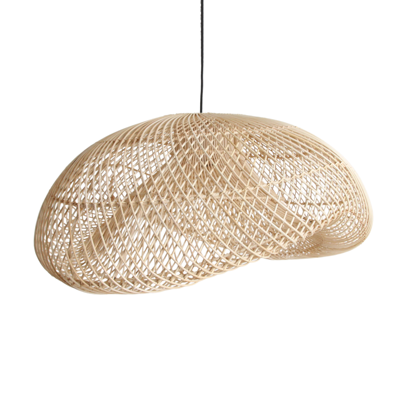 Raw Materials-collectie Maze rotan hanglamp organic XL - Ø 75x31 cm