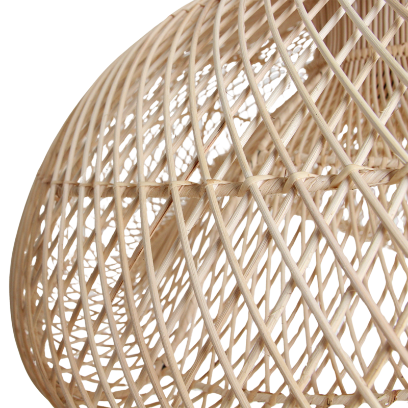 Raw Materials-collectie Maze rotan hanglamp organic XL - Ø 75x31 cm