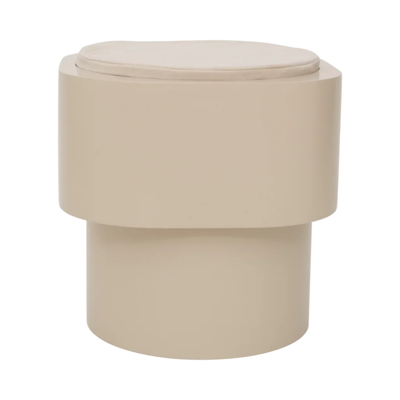 Urban Nature Culture-collectie Side table Tabouret, Pale khaki