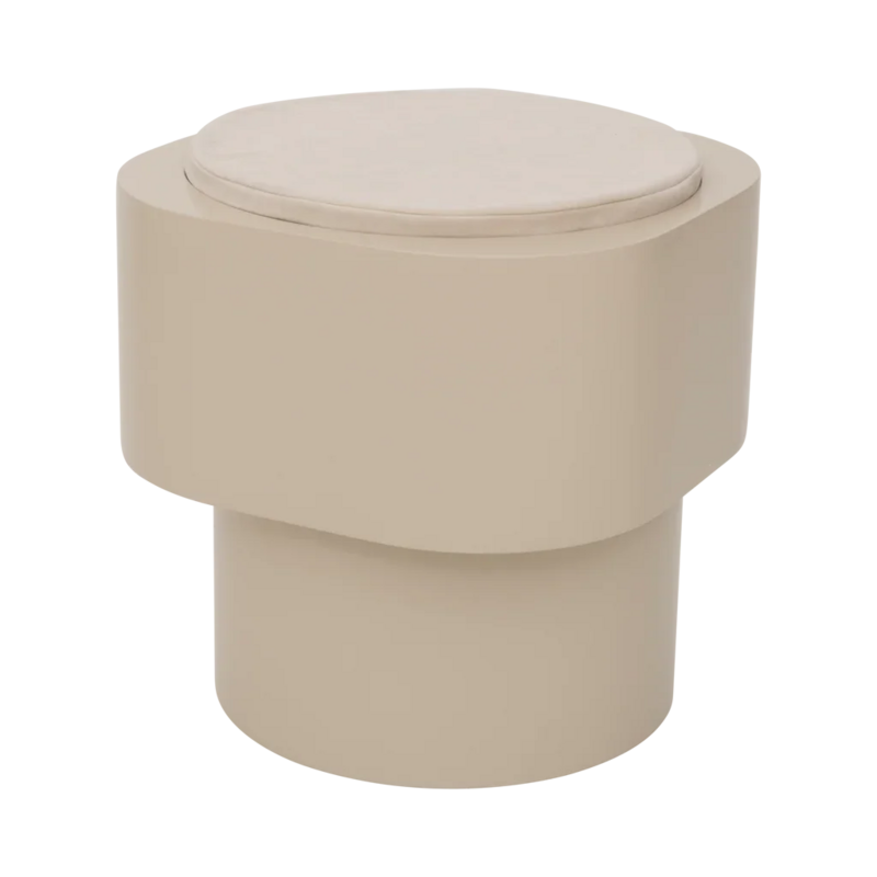Urban Nature Culture-collectie Side table Tabouret, Pale khaki