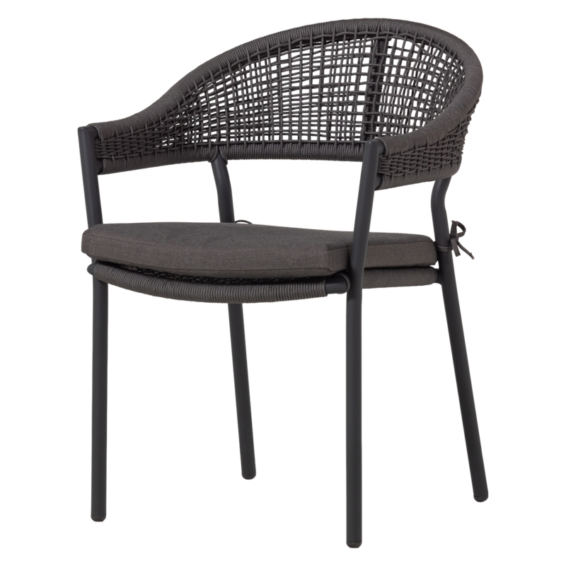 WOOOD-collectie Rilo Tuinstoel Aluminium Bruin (Set Of 6)