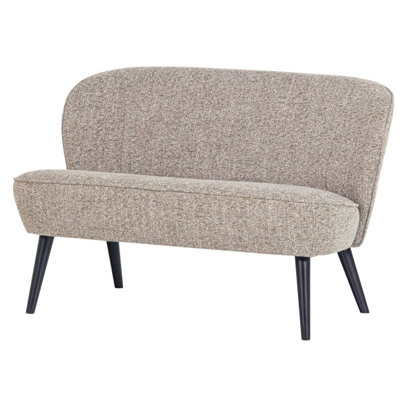 WOOOD-collectie Sara Bankje Geweven Stof Naturel Melange [Fsc]