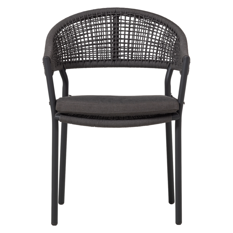 WOOOD-collectie Rilo Tuinstoel Aluminium Bruin (Set Of 6)