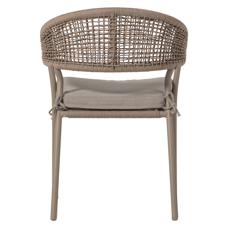 WOOOD-collectie Rilo Tuinstoel Aluminium Zand (Set Of 6)