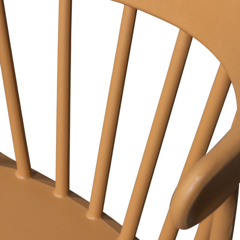 WOOOD-collectie BLISS TUINSTOEL MET SPIJLEN WOOD FIBER CARAMEL MELANGE - Copy