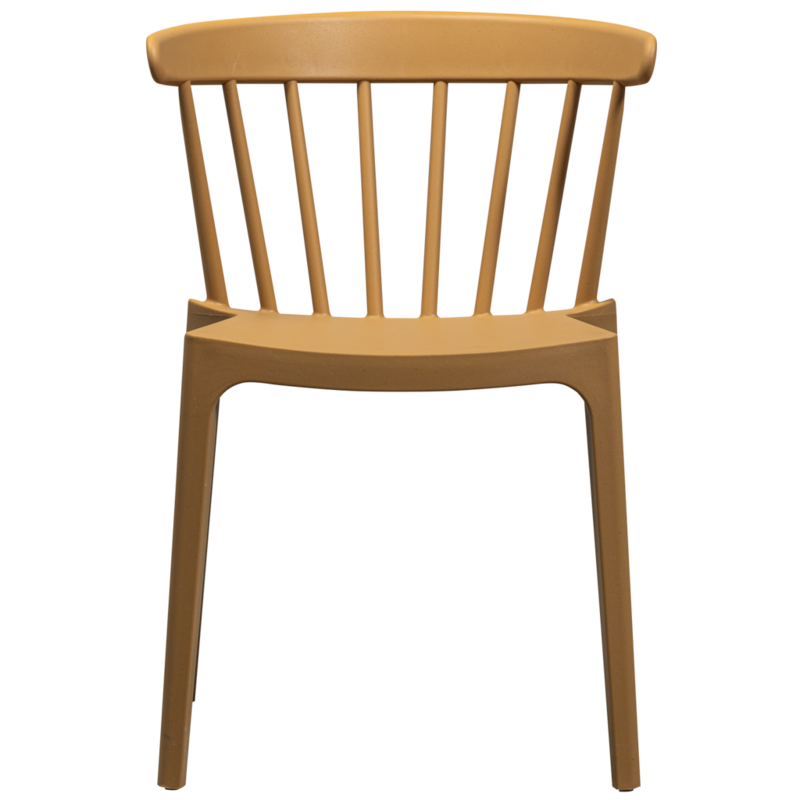 WOOOD-collectie BLISS TUINSTOEL MET SPIJLEN WOOD FIBER CARAMEL MELANGE - Copy