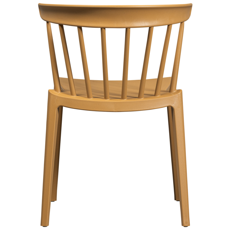 WOOOD-collectie BLISS TUINSTOEL MET SPIJLEN WOOD FIBER CARAMEL MELANGE - Copy