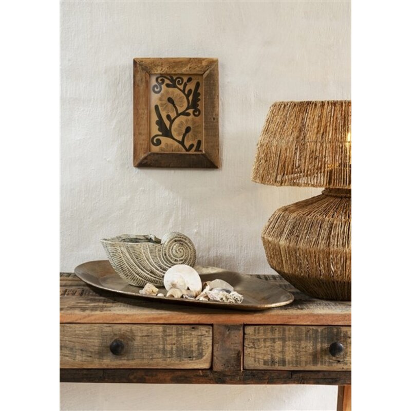Madam Stoltz-collectie Jute table lamp Natural