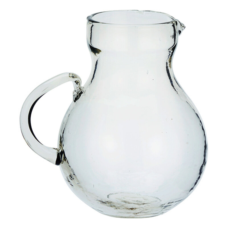 Madam Stoltz-collectie Glass jug Clear