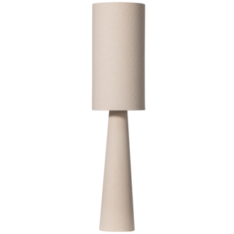 WOOOD Loft Vloerlamp metaal / boucle naturel  130 x dia 30 cm