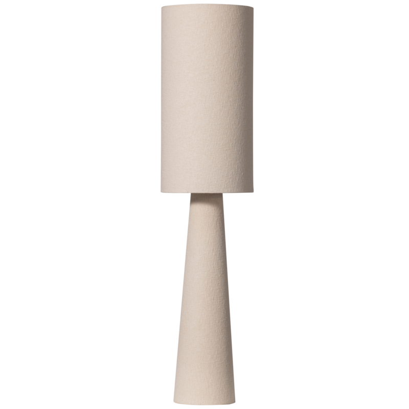 WOOOD Loft Vloerlamp metaal / boucle naturel  130 x dia 3