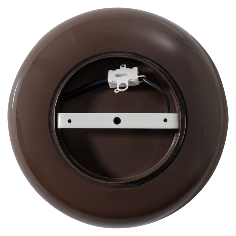 WOOOD-collectie GLOOMY WANDLAMP ROND METAAL BRUIN