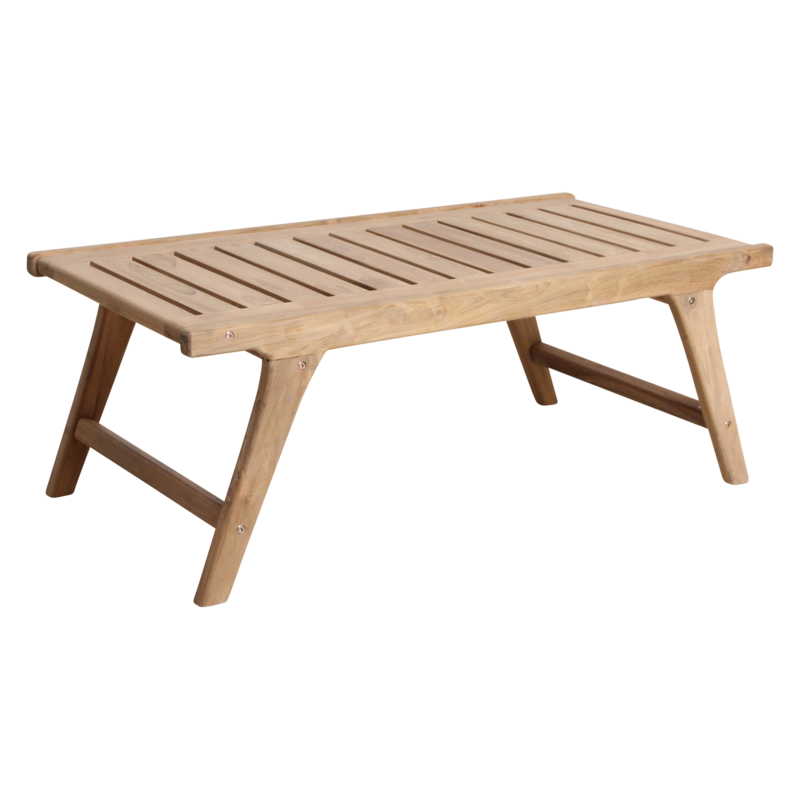 Raw Materials-collectie Odin teakhouten salontafel voor buiten