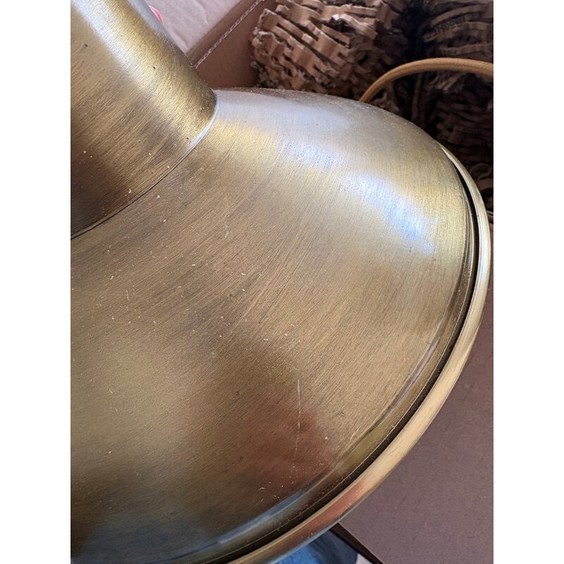 Madam Stoltz-collectie Iron wall lamp Ant.brass - Copy
