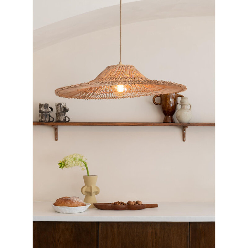 Good&Mojo-collectie Hanglamp Cancun - Naturel - Ø70cm