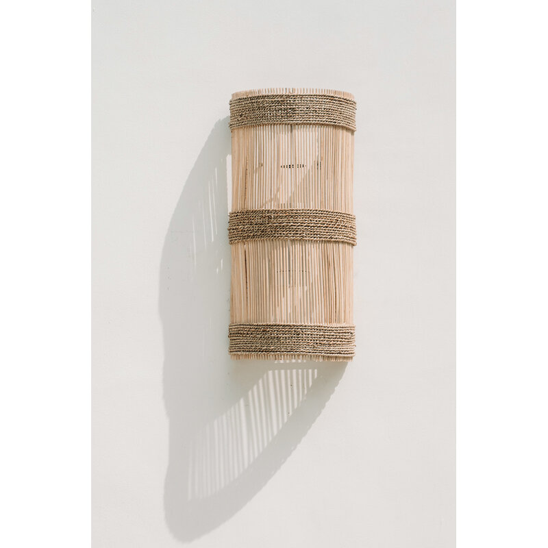 Bazar Bizar-collectie Jalal Applique Muurlamp - Naturel - M